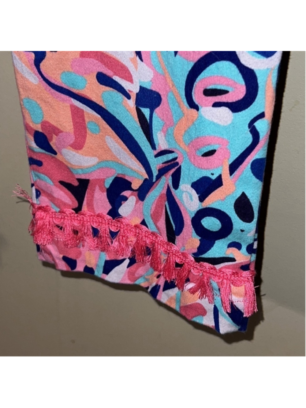 Simply Southern womens size XL rainforest pants frilly hem pastel colors NEW NWT - Picture 4 of 14